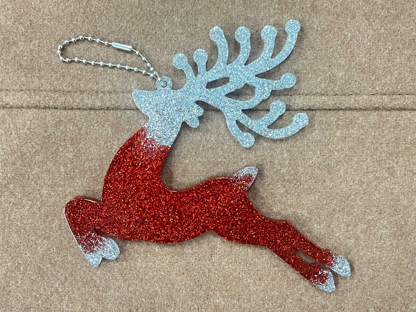 Winter's Grace Reindeer Ornament