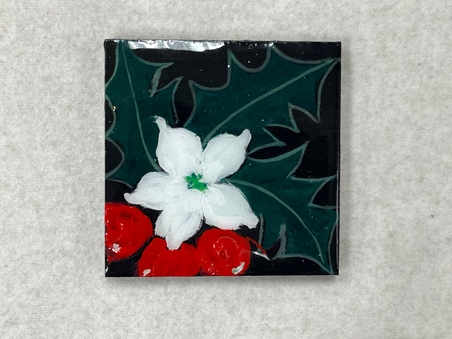 Holiday-themed Handmade Coasters
