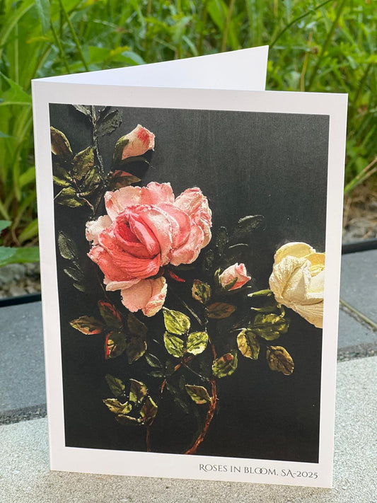 Roses in Bloom Greeting Card
