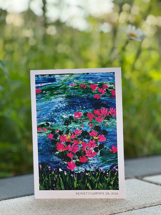 Monet’s Garden Greeting Card